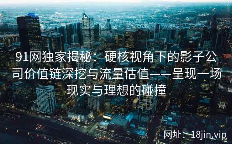 91网独家揭秘：硬核视角下的影子公司价值链深挖与流量估值——呈现一场现实与理想的碰撞