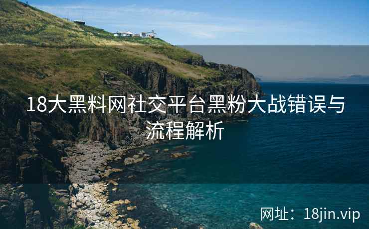 18大黑料网社交平台黑粉大战错误与流程解析