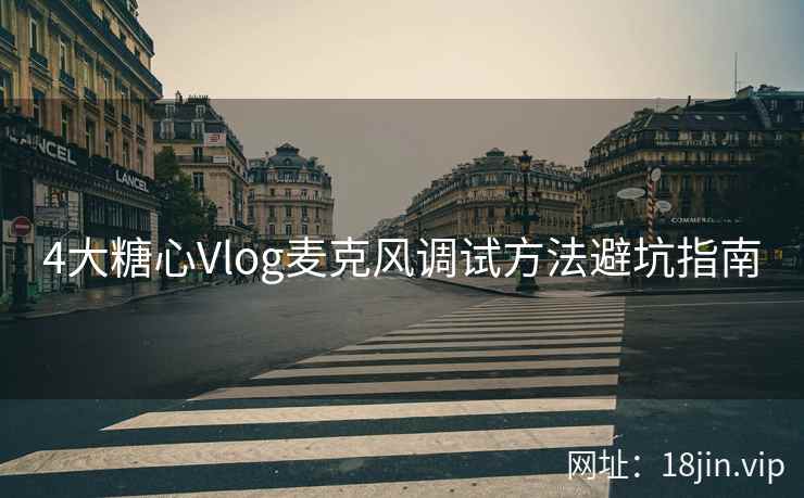 4大糖心Vlog麦克风调试方法避坑指南