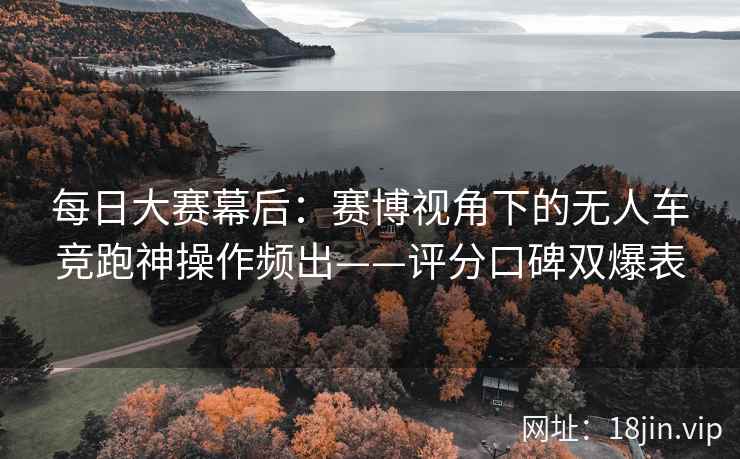 每日大赛幕后：赛博视角下的无人车竞跑神操作频出——评分口碑双爆表
