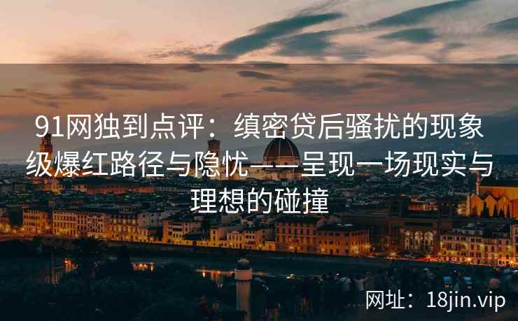 91网独到点评：缜密贷后骚扰的现象级爆红路径与隐忧——呈现一场现实与理想的碰撞  第2张